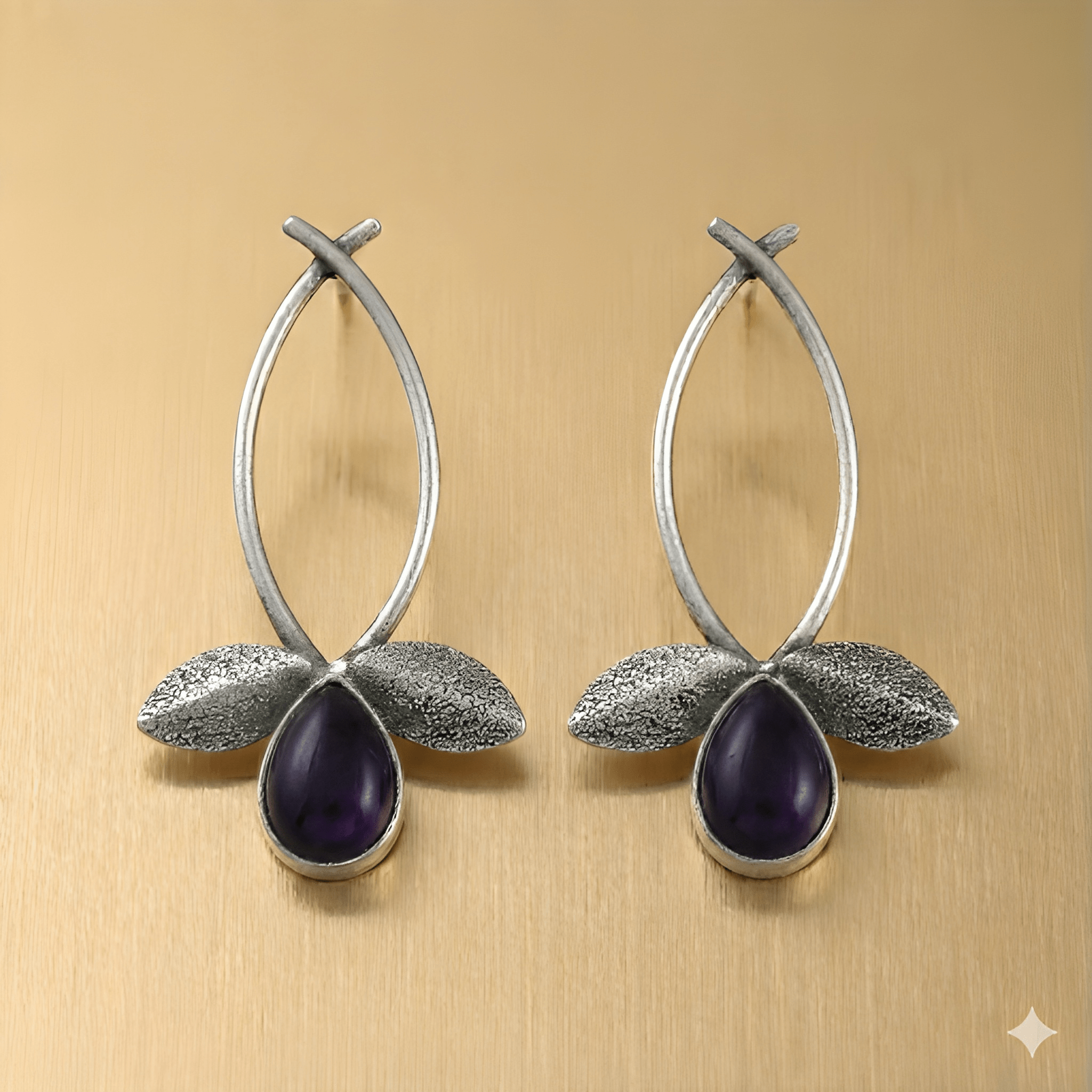 Leaf Drop Earrings for Women | Kayahh Jewels